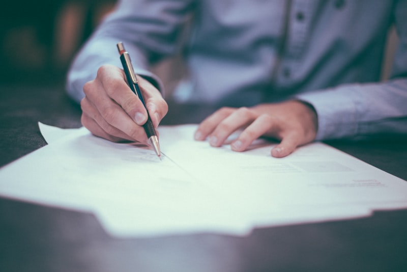 Paper observation forms and handwritten notes